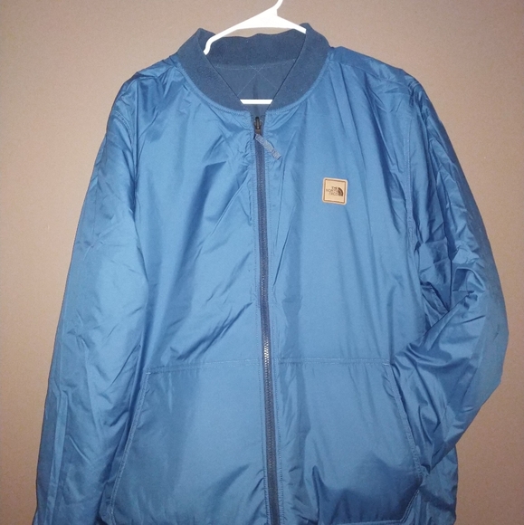 north face reversible bomber jacket